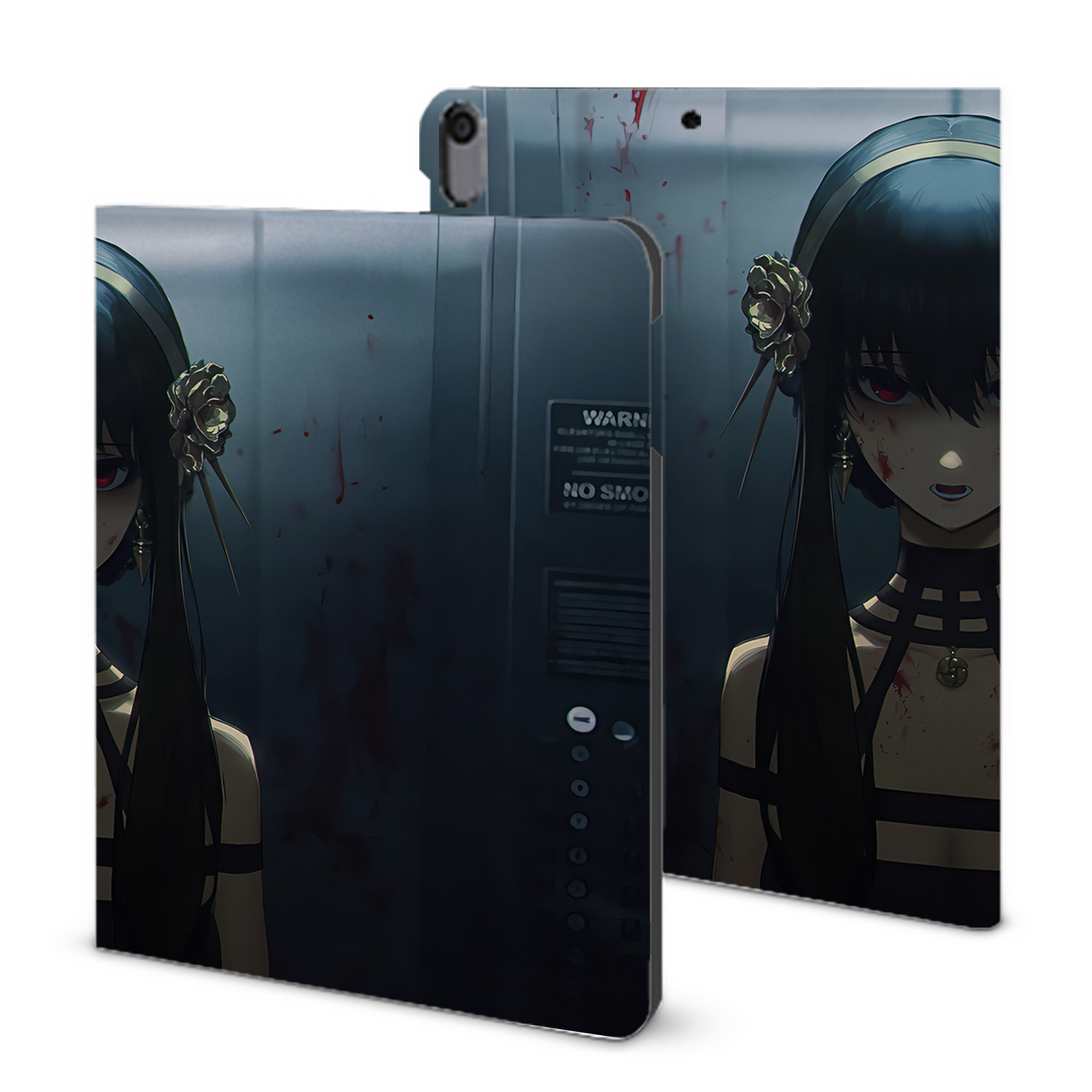 （画像用） SPY×FAMILY间谍家家酒 IPad ケース ブック型 PUレザー TPU 耐衝撃 軽量 薄型 ペン収納なし 全面保護 IPad 各モデル対応